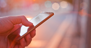 Smartphone Fingerabdruck