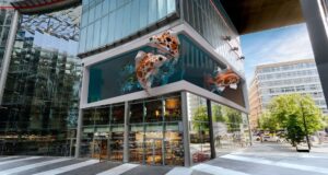 3D-Display im Sony Center